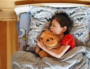 sleeping kid