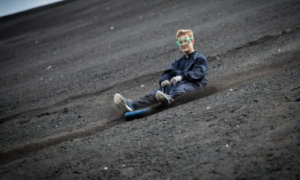 volcano boarding